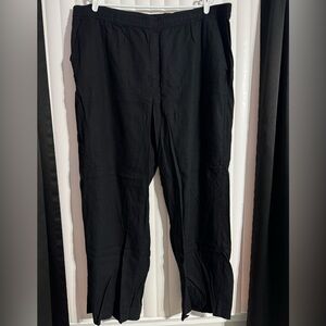 Old Navy XXL Tall Black Linen  Pants